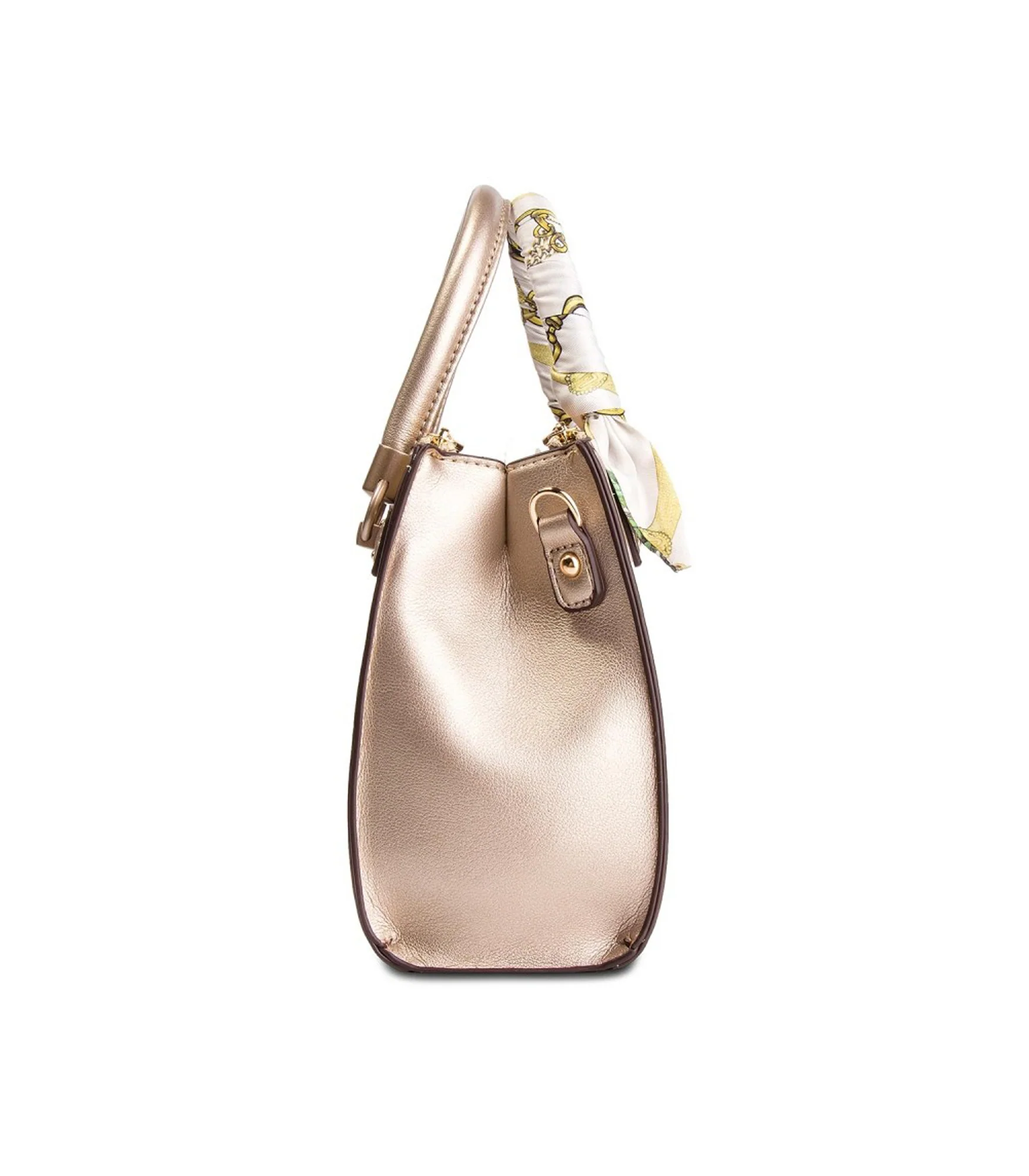 S Satchel Zip - Gold - Image 3